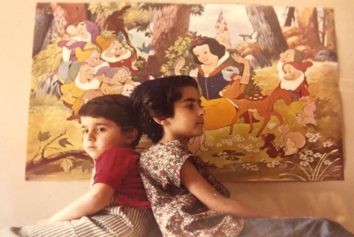  سپند و کمند امیرسلیمانی در کودکی/ عکس