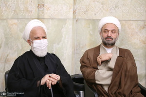مراسم بزرگداشت همسر آیت الله جوادی آملی در مسجد اعظم قم