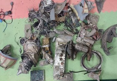 موشک کروز«جی اس اس ام» در بویین زهرا منهدم شد + عکس