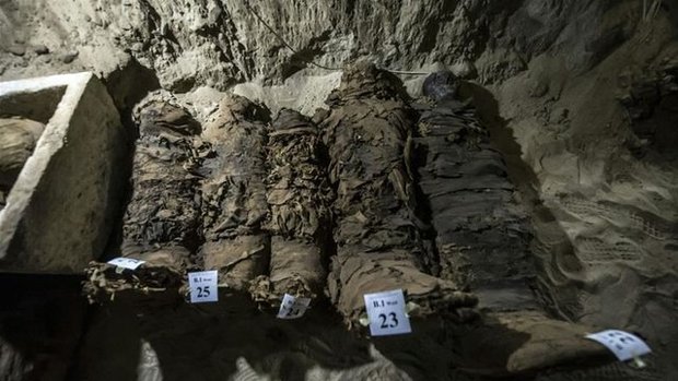 کشف 17 مومیایی‌ چندهزار ساله در مصر + تصاویر