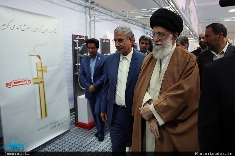 بازدید رهبر انقلاب از نمایشگاه کالای ایرانی