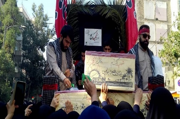 9 شهید گمنام در شیراز تشییع شدند