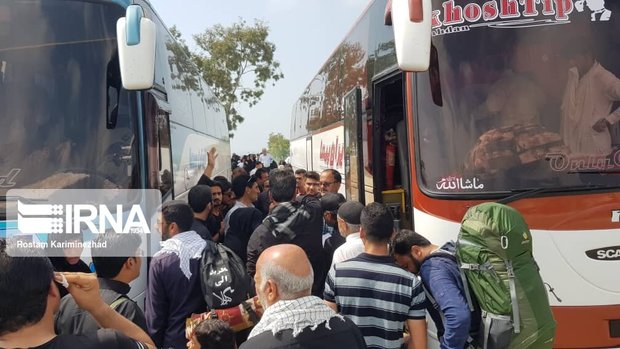 ۱۰۰ اتوبوس از کویت در انتقال زائران اربعین به نجف مشارکت دارند