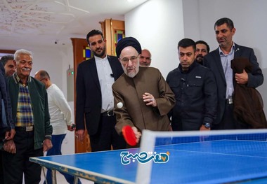 فیلم پینگ‌پنگ بازی کردن سیدمحمد خاتمی واقعی است، نه ساخته هوش مصنوعی + تصاویر