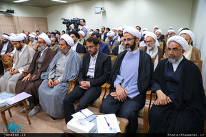 دیدار دست‌اندرکاران همایش نکوداشت حکیم آقاعلی مدرس زنوزی با رهبر معظم انقلاب