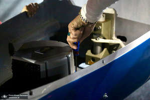 نصب و استقرار پهباد مهاجر 6 در سه راه قیطریه