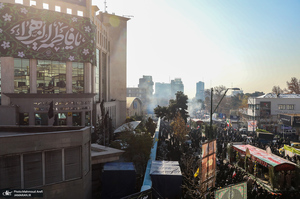 تشییع پیکرهای 110 شهید گمنام دفاع مقدس در تهران - 2