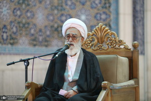 مراسم چهلمین شب درگذشت آیت الله العظمی سید محمدسعید حکیم در قم‎