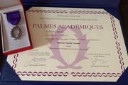 مدال نخل آکادمیک فرانسه به ریاضیدان دانشگاه تهران اهدا شد