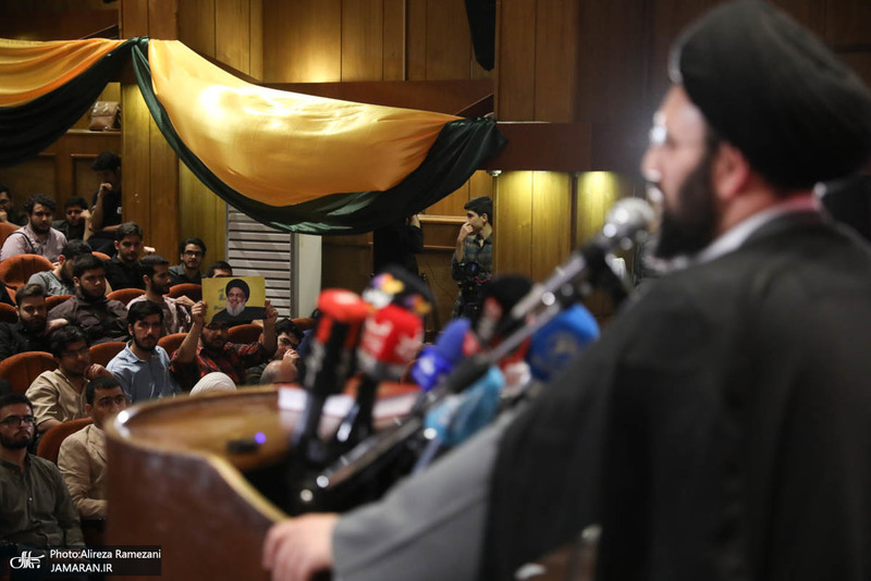 سخنرانی سید علی خمینی در دانشگاه تهران