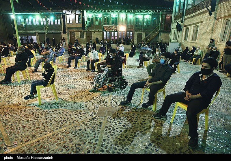 عزاداری شب پنجم محرم در محله سرچشمه گرگان 