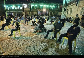 عزاداری شب پنجم محرم در محله سرچشمه گرگان 