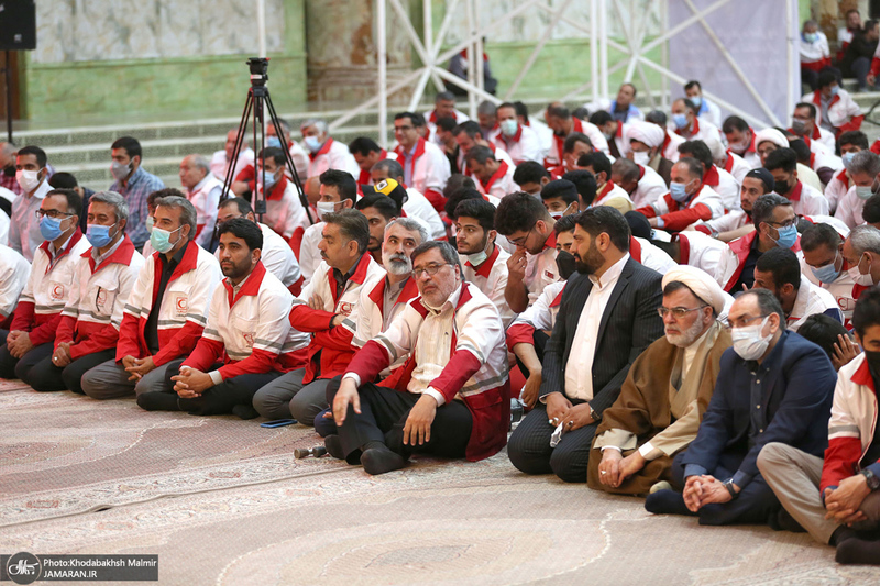 تجدید میثاق اعضا و مسئولان هلال‌احمر با آرمان‌های امام خمینی (س)