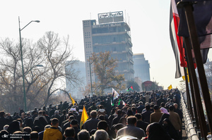 تشییع پیکرهای 110 شهید گمنام دفاع مقدس در تهران - 2