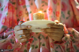 مراسم عقد زوج های جوان فسایی با حضور خادمین امام رضا (ع)