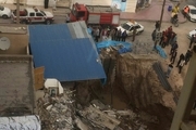 گودبرداری غیر اصولی علت تخریب 80 درصدی یک واحد مسکونی دراهواز