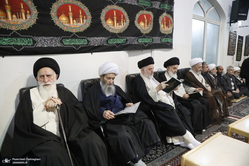 مراسم سالگرد همسر آیت الله العظمی سبحانی