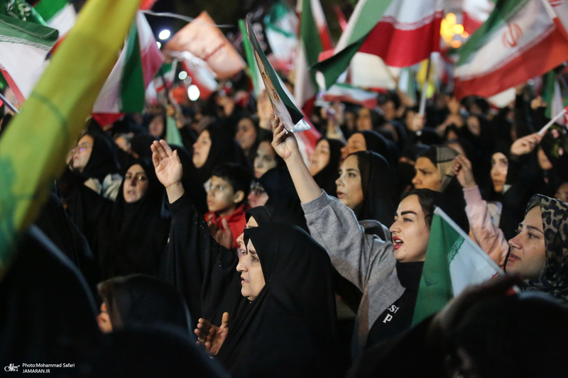 سی و نهمین شب اجتماع پرشور مردم در رباط کریم