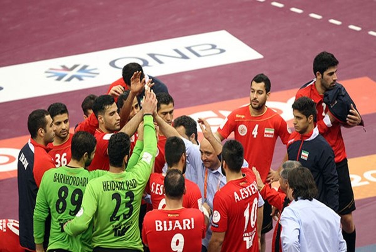 پیروزی قاطع تیم ملی ایران مقابل هند در هندبال قهرمانی آسیا