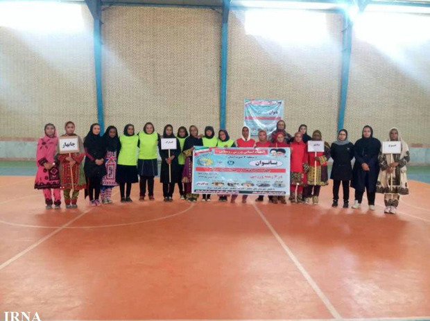 رقابتهای المپیاد ورزش روستایی بانوان در تیس چابهار برگزار شد