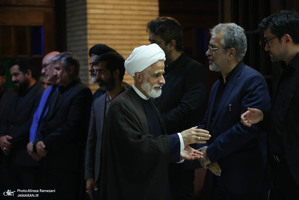 مراسم ختم مادر مهدی طباطبایی