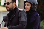 موتورسواری احسان خواجه امیری و همسرش+ عکس