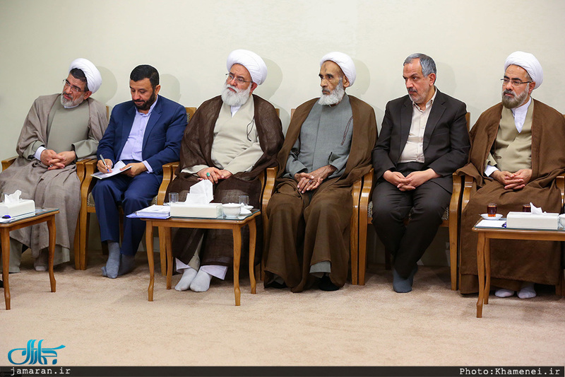دیدار دست‌اندرکاران همایش نکوداشت حکیم آقاعلی مدرس زنوزی با رهبر معظم انقلاب