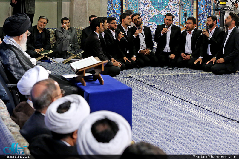 محفل انس با قرآن کریم در حسینیه امام خمینی(س)