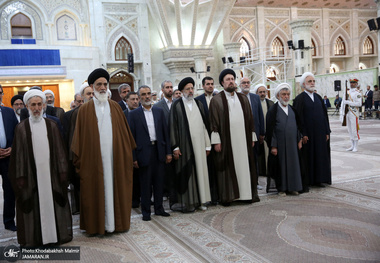 رئیس قوه قضاییه و مسئولان عالی قضایی با آرمان‌های امام خمینی(س) تجدید میثاق کردند