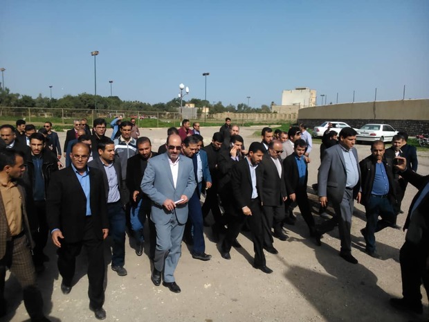 وزیر ورزش و جوانان از ورزشگاه مجدیان دزفول دیدن کرد