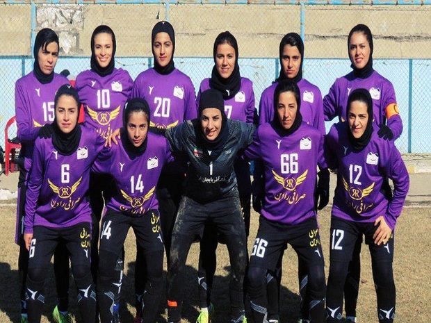 مسابقه فوتبال بانوان همیاری آذربایجان غربی و راه یاب ملل سنندج مساوی شد