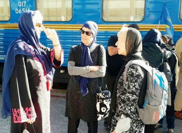 قطار گردشگری قلب ایران وارد سرخس شد