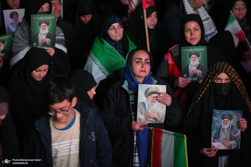 اجتماع حمایت از رزمندگان در مقابله با دشمن آمریکایی - صهیونی در پرند-۱