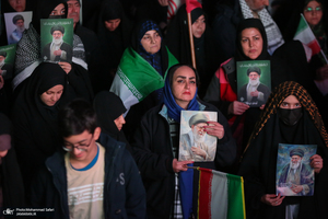 اجتماع حمایت از رزمندگان در مقابله با دشمن آمریکایی - صهیونی در پرند-۱