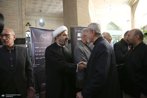 مراسم یادبود حاجیه خانم خدیجه خاتمی در مسجد امیرالمومنین (ع) -1