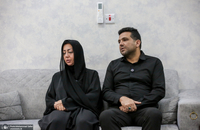 دیدار با خانواده شهید دانش آموز ایلیا خاتمی - لامرد