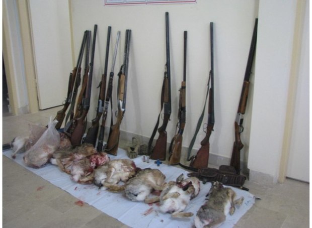 دستگیری 11 شکارچی متخلف در شهرستان سراب