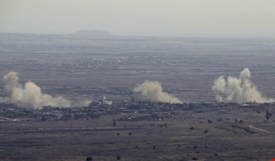 تجاوز هوایی اسرائیل به سوریه همزمان با حمله جبهه النصره