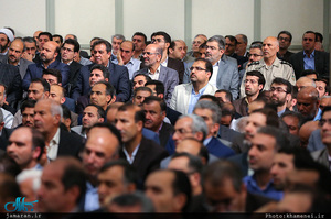دیدار جمعی از استادان، نخبگان و پژوهشگران دانشگاه‌ها با رهبر معظم انقلاب