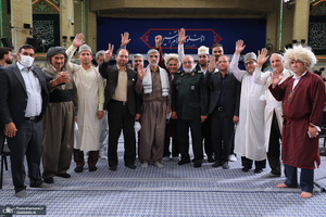 دیدار دست‌اندرکاران کنگره شهدای جامعه عشایری کشور با رهبر معظم انقلاب