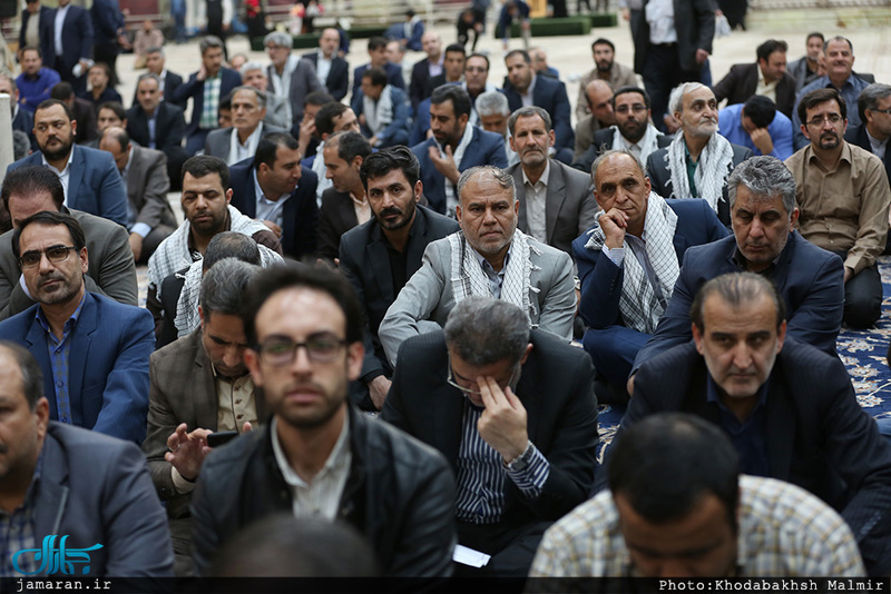 تجدید میثاق وزیر معاونان و مدیران وزارت آموزش و پرورش با آرمانهای امام راحل 
