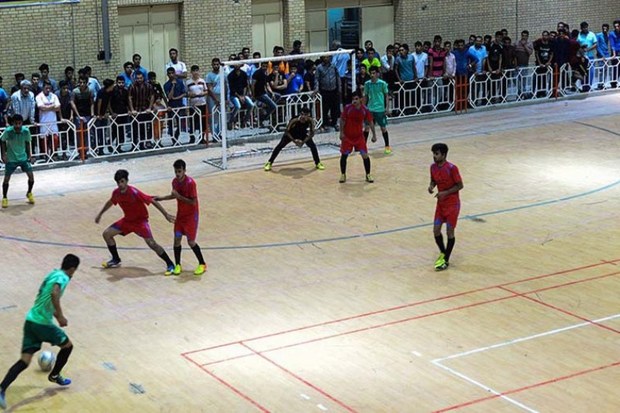 مسابقات فوتسال جام رمضان کرمانشاه در حال برگزاری است