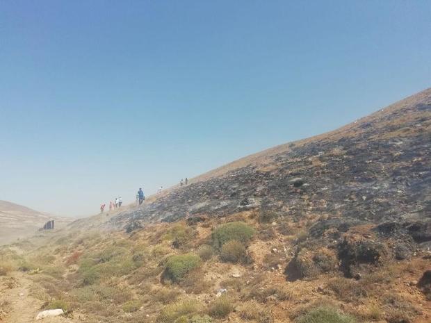 آتش سوزی منطقه گدوک فیروزکوه مهار شد