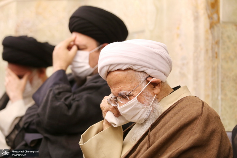 مراسم بزرگداشت همسر آیت الله جوادی آملی در مسجد اعظم قم