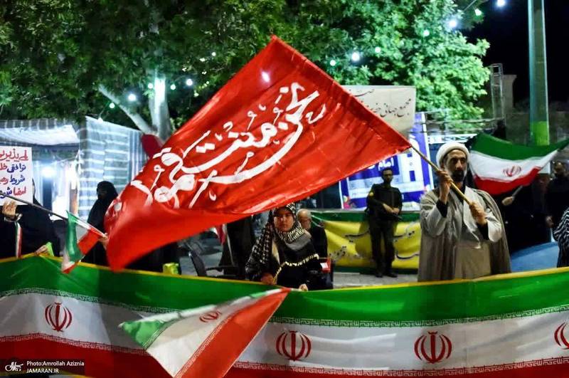 سومین شب محرم و صد و نهمین اجتماع پر شور مردم در میدان سبزه میدان قزوین