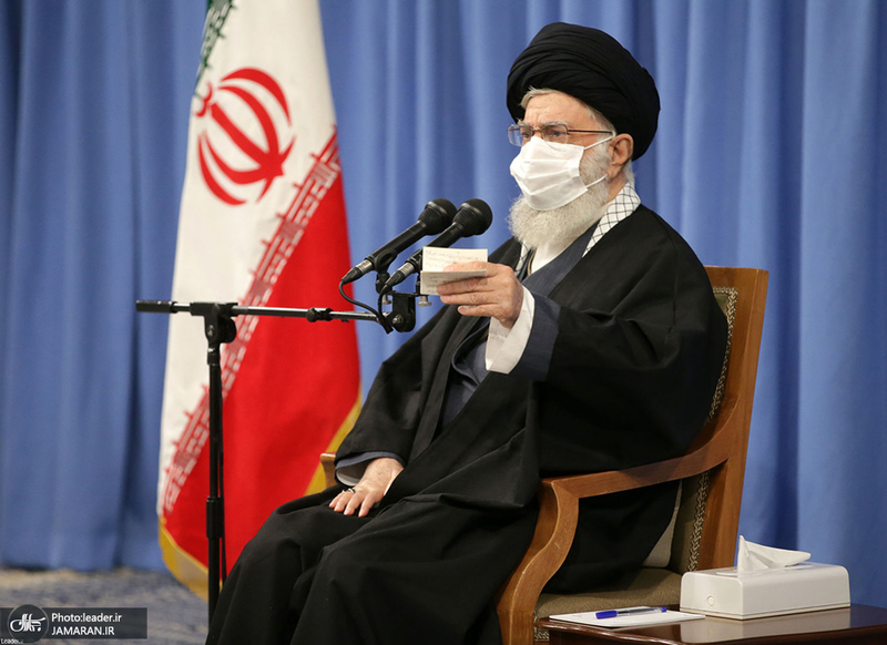دیدار خانواده شهید حاج قاسم سلیمانی و دست‌اندرکاران مراسم سالگرد ایشان با رهبر معظم انقلاب