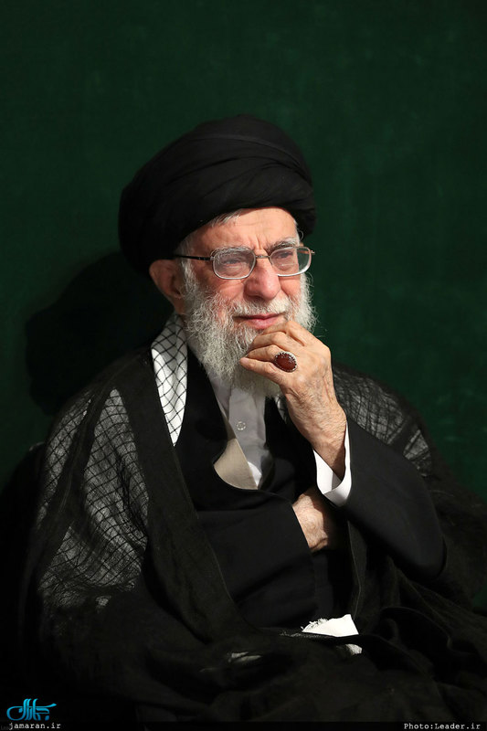 مراسم عزاداری شب تاسوعای حسینی با حضور رهبر معظم انقلاب اسلامی