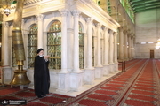 بازدید رئیسی از مسجد بزرگ اموی دمشق یعنی همگرایی تمدن‌های عربی و ایرانی