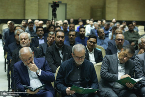 مراسم ختم مادر مهدی طباطبایی