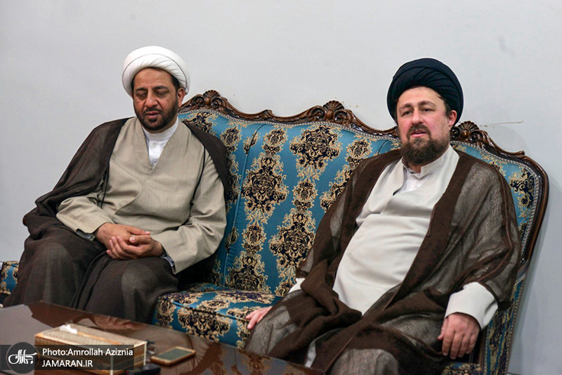دیدار جمعی از علمای شیعه و سنی با سید حسن خمینی